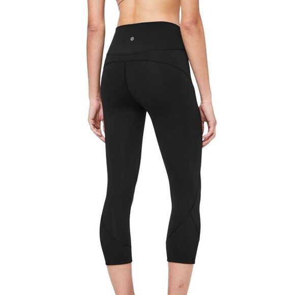 Lululemon In Movement Crop Everlux 19" Leggings Black Size 4‎ - Picture 2 of 9